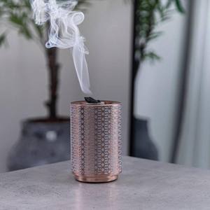 Brûleur d'encens Bakhoor en métal géométrique moderne, Mabkhara, brûleur de charbon d'oud, support décoratif pour parfum d'intérieur arabe - Product Image 1