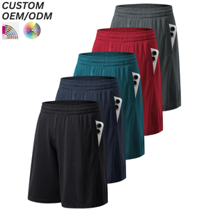 Shorts de bain pour hommes, tricotés, unis, décontractés, pour la plage et les vacances, légers, respirants, avec logo personnalisé, support OEM ODM pour la vente en gros - Product Image 3