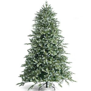 Albero di Natale Artificiale in Abete con Cerniere, 2,4 Metri, Punte Miste in PE e PVC - Product Image 1