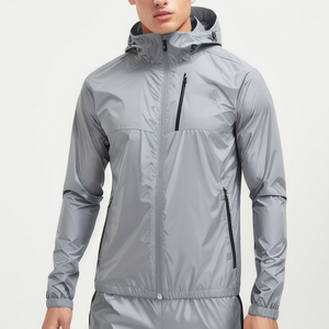 Veste coupe-vent haute visibilité jaune fluo, vêtements de travail de sécurité nocturne, veste coupe-vent réfléchissante - Product Image 6