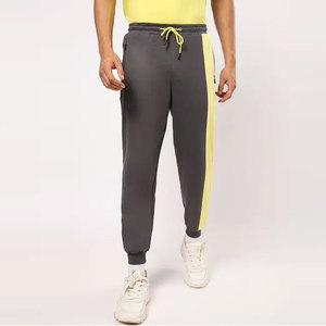 Breathable <b>Sports</b> Bottoms <b>Men</b> Gym <b>Trouser</b> Training Wear Straight High Waist Tapered Fit Lightweight Fabric Casual Workout - Product Image 1