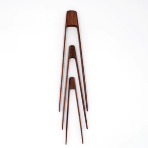Wood Ice Cube <b>Tong</b> Salad Serving <b>Wooden</b> Food <b>Tongs</b> Premium Quality Reusable <b>Wooden</b> Bar Used - Product Image 5