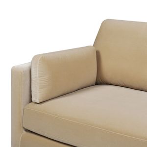 Divano Knox 84 Pollici in Velluto Marrone Chiaro Stile Moderno Farmhouse per Soggiorno - Product Image 5