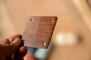 Ensemble de cartes de tissage rustiques en bois de buffle, écologiques et faites à la main, pour métier à cartes, artisanat textile, forme naturelle polie, DIY - Product Image 3