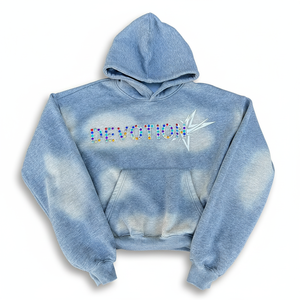 <b>Top</b> sale Your own logo most Demanded multi <b>rhinestone</b> washed pullover hoodie Printed factory made cheap price in multi colors - Product Image 3