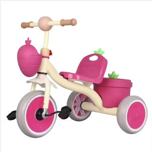 Triciclo de Plástico Modelo Nuevo para Niños ZGBROTHERS con Función Antivuelco y Caja de Almacenamiento para Niños de 2 a 4 Años - Product Image 1