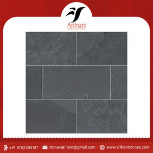 ผู้จัดจำหน่ายกระเบื้องหินชนวนสีดำสำหรับปูพื้นภายในอาคารและติดตั้งผนังห้องน้ำ - Product Image 6
