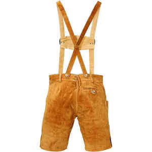 2026 Gran Oferta: Lederhosen Bávaros para Hombre, Auténticos de Cuero de Ante, Disfraz Alemán para Oktoberfest con Diseño de Ciervo - Product Image 3