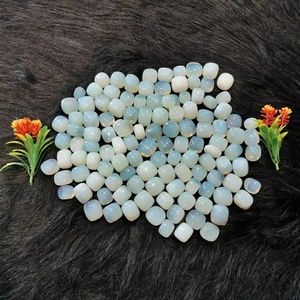 Ópalo Azul de Alta Calidad al por Mayor, Piedra Pulida Natural de Cristal de Ágata para Reiki, Sanación, Meditación, Energía y Feng Shui - Product Image 2