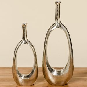 Modern Steel Flower Vase Elegant Decorative Accent Premium Home Decoration Fresh Flower Arrangement Presentation Style - Product Image 5