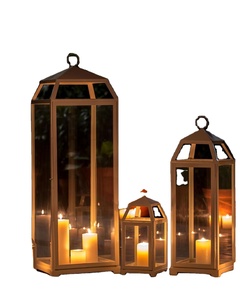 Best Selling Black Metal <b>Lantern</b> Candle Holder Popular Wedding Home Decoration Candle Holder <b>Lantern</b> - Product Image 1
