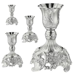 Porte-bougie en aluminium doré fait main, personnalisé, en métal, pour la décoration de la maison et des mariages, porte-bougie de Noël - Product Image 6