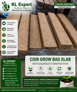 KL Export Coir Bio Substrato de Coco en Bloque para Cultivo, Alta Retención de Agua, Medio Orgánico para Plantas, Calidad Premium, Tamil - Product Image 1