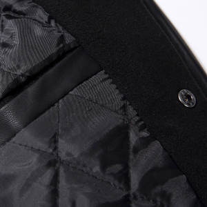 Chaqueta de Béisbol Personalizada de Moda, de la Mejor Calidad, Ajustada, para Otoño, con Letras Bordadas, Chaqueta Varsity de Trabajo - Product Image 6