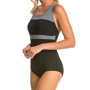 Breathable 100% Polyester Best Selling OEM Service Swim <b>suit</b> Premium Quality Women Swim Brief 1 Piece Customized Logo Print - Product Image 1