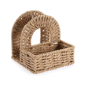 Porta servilletas de mimbre con soporte para salero y pimentero para mesa de comedor, hecho en Vietnam - Product Image 1