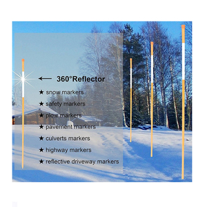 48 In. Driveway Reflectors Snow Stakes Driveway Markers - Product Image 6