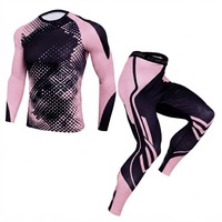 Ensemble de collants décontractés tendance pour hommes, coupe-vent, respirant, séchage rapide, protection UV, imprimé par transfert thermique, extensible dans quatre directions
