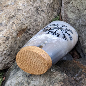 Verres à corne à boire écologiques de style animal sculpté biologique naturel corne de buffle taille personnalisée en gros - Product Image 6