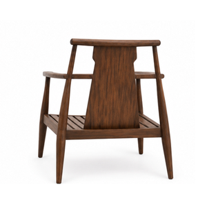 Juego de Muebles de Jardín de Lujo en Madera de Teca con Cuatro Sillones y Mesa de Centro Cuadrada para Patio de Villa o Resort - Product Image 4