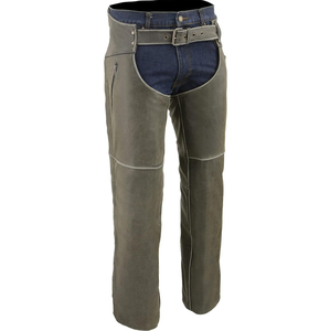 Chaps d'équitation complets en cuir de vache véritable, disponibles dans toutes les couleurs et tailles – Produits équestres - Product Image 4