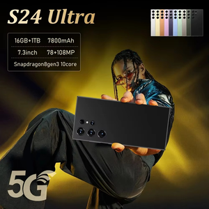 สมาร์ทโฟน Ergonomic Grip S24 Ultra 5G ระบบปฏิบัติการ Android 13 หน้าจอ Full HD ขนาด 7.3 นิ้ว รองรับซิมคู่แบบ Quad SIM รุ่นภาษาฝรั่งเศส หน่วยความจำ 16GB+1TB กล้อง 108MP - Product Image 2