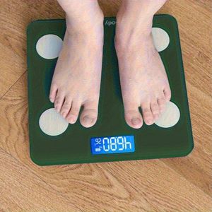 Digital Electronic Body Fat <b>Scale</b> <b>Bathroom</b> <b>Scales</b> with Temperature Display and Weight Balance - Product Image 4