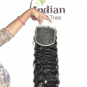 Cierres de encaje HD 6x6 al por mayor, virgen, ondulado, genuinos, hechos a máquina, doble, de onda profunda india, cutícula alineada, cabello humano sin procesar para mujer - Product Image 1