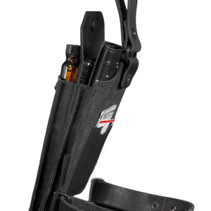 Funda de cuero para teléfono con cierre de solapa y correa para hombre, material premium negro - Product Image 6