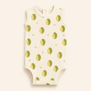 Débardeur bébé unisexe ultra doux 100% bambou interlock |   Vêtements pour bébés sans manches à fermeture à pression personnalisés, légers et respirants pour l'été - Product Image 1