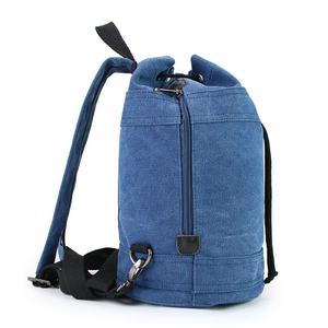 Custom Canvas <b>Drawstring</b> <b>Backpack</b> Cotton Duffle Gym Bag Travel Storage Sack Reusable Rope <b>Backpack</b> Wholesale OEM Bag - Product Image 3