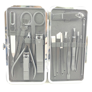 Durable Stainless Steel Manicure <b>Pedicure</b> Kit Professional Nail Care Tools Foot Grooming <b>Set</b> OEM Private Label - Product Image 1