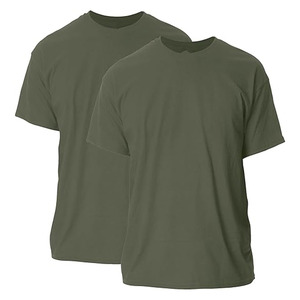 Camisetas Extra Grandes Personalizadas con Logotipo para Hombre, 100% Algodón, Alta Calidad, Talla Grande, Lisas, de Manga Corta, a la Moda - Product Image 2