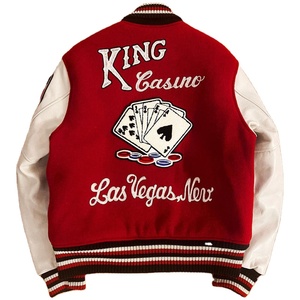 Chaqueta Varsity Personalizada con Parche de Chenille, Chaqueta de Béisbol de Lana y Cuero, Proveedor de Chaquetas Varsity, Etiqueta Privada al por Mayor - Product Image 3