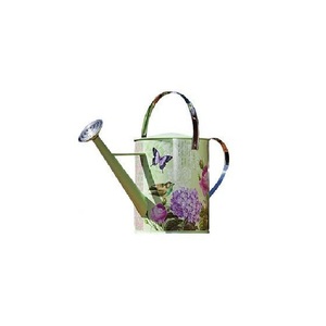 Fresh Selling Metal Watering Can Enamel Printed Finish Strong Handle Ideal For Home Garden Balcony Plant Care - Product Image 1
