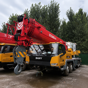 Grue mobile hydraulique d'occasion SANY STC500C5-8 de 50 tonnes, flèche à 5 sections, bon état, faible nombre d'heures de travail, en stock - Product Image 1