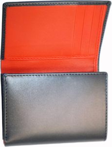 Genuine Trifold Leather <b>Wallet</b> High Quality Men New Arrival Customizable Multiple Card Slots OEM Polyester Lining <b>RFID</b> <b>Blocking</b> - Product Image 2
