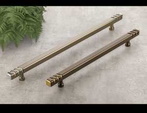Modern <b>Gold</b> T Bar Cabinet Handles Satin Finish Tubular <b>Drawer</b> <b>Pulls</b> Bedroom Furniture Hardware Wardrobe Dresser Knobs Bulk Buy - Product Image 4