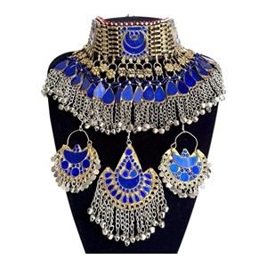 Vente en gros : Derniers modèles de parures de bijoux afghans Kuchi vintage 2026, pour mariage et fêtes, bijoux afghans faits à la main pour femmes - Product Image 1
