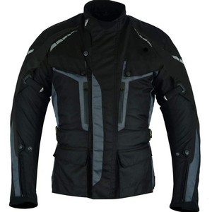 Chaqueta de Motocicleta Negra para Hombre RACE, Manga Larga, Resistente al Viento, para Todas las Estaciones, Ropa de Carreras - Product Image 3