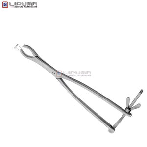 Hey Groves Instruments chirurgicaux orthopédiques en acier inoxydable de qualité supérieure, pointe de 7,5 mm, 270 mm (10 3/4 pouces), forceps manuel pour maintien osseux, usage médical - Product Image 6