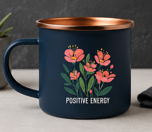 Taza Moscow Mule de Cobre con Recubrimiento en Polvo Blanco Clásico Premium, Regalo Floral Inspirador Personalizado de Lujo, Jarra de Cerveza Resistente - Product Image 2