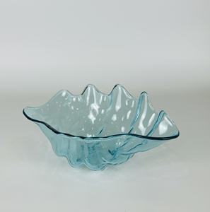 ชามสลัดอะคริลิคสีน้ำเงินทรงเปลือกหอยสำหรับร้านอาหารและงานเลี้ยง - Product Image 5