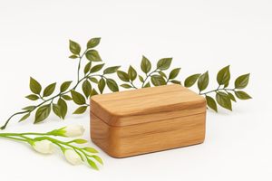 AL-FALAH CRAFT Caja de Joyería de Madera con Interior de Terciopelo Negro, Estuche Pequeño para Anillos, para Regalo de Boda, Compromiso y Almacenamiento - Product Image 4