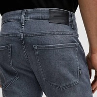 Erkek Sürdürülebilir Kot Pantolon Düz Kesim Orta Bel Sokak Modası Açık Renkli Nefes Alabilen Hızlı Kuruyan Sonbahar Orta Kalite Düz Renk