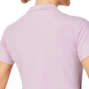 Chemise ajustée pour femme en mélange de coton écologique, design personnalisé, haute qualité, manches courtes, décontractée, sport, golf, logo imprimé - Product Image 5