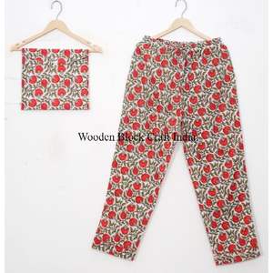 <b>Women</b> Floral Printed Pajama Set Sleepwear Cotton Pajamas <b>Women</b> Sleep <b>Pants</b> Long Sleeve Shirts Matching Pajama shirt set - Product Image 3