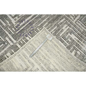 Alfombra con acento de lana abstracta moderna bohemia de 45 \ "de diseñador finlandés para dormitorio y sala de estar alfombras y juegos - Product Image 3