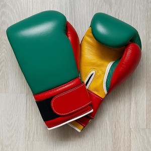 Gants de boxe professionnels unisexes légers et respirants à fermeture à lacets multicolores pour la vente en gros - Product Image 4