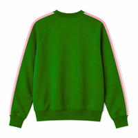 Alpha |   Kapa |   Sweat-shirt universitaire Alpha MCMVIII pour femme, style grec, vert et rose, col rond, vêtements de sport